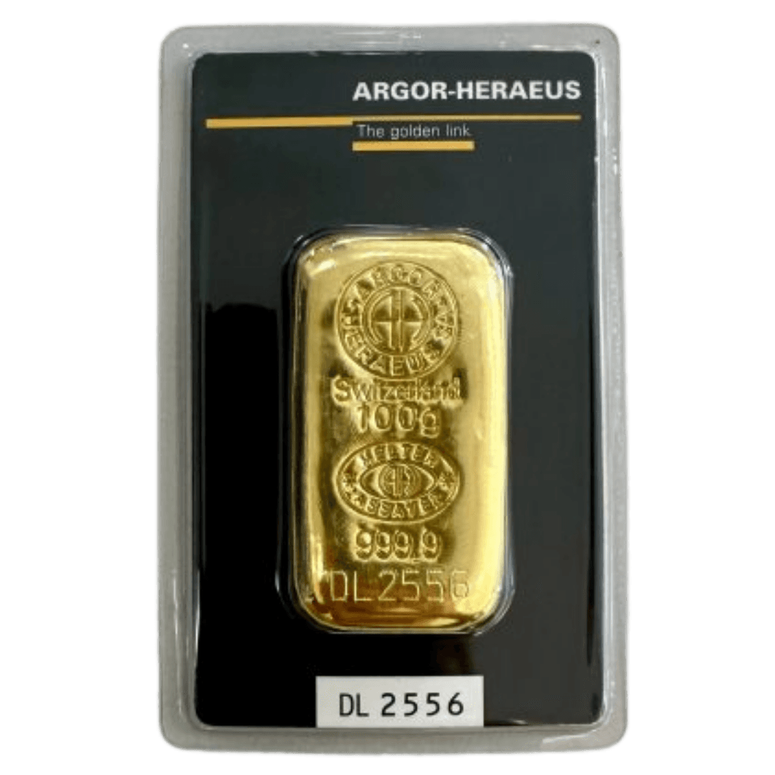100g Argor-Heraeus Gold Cast Bar