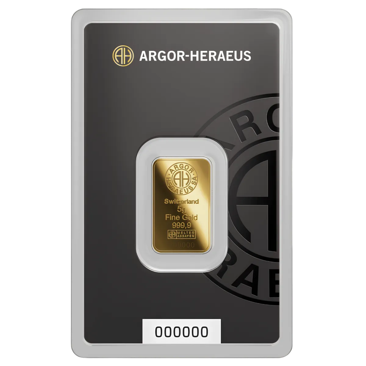 5g Argor-Heraeus Minted Bar
