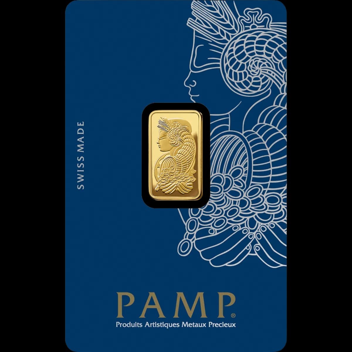 5g PAMP Suisse Lady Fortuna Minted Bar — 999.9 gold bar