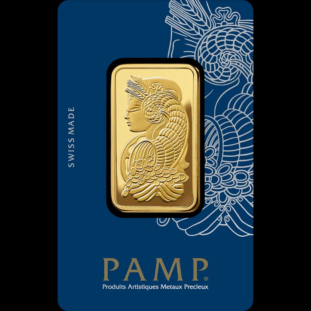 1oz PAMP Suisse Lady Fortuna Gold Bar