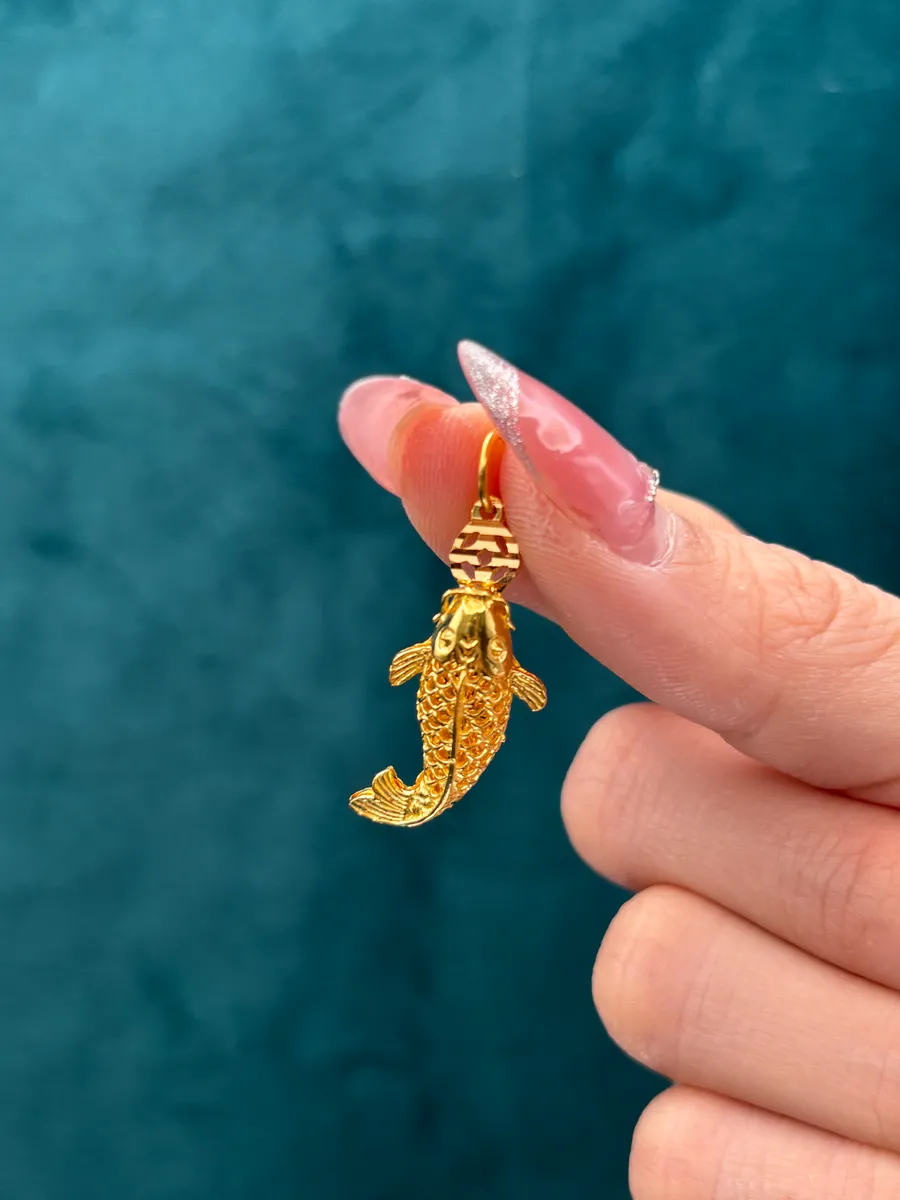 22K Gold Koi Pendant | 3.73 g, view 2