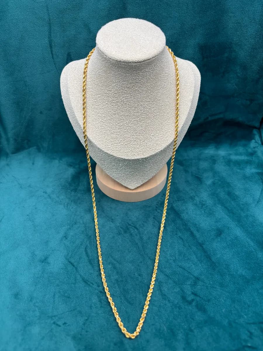 22K Gold Rope Chain | 37.20 g, view 2