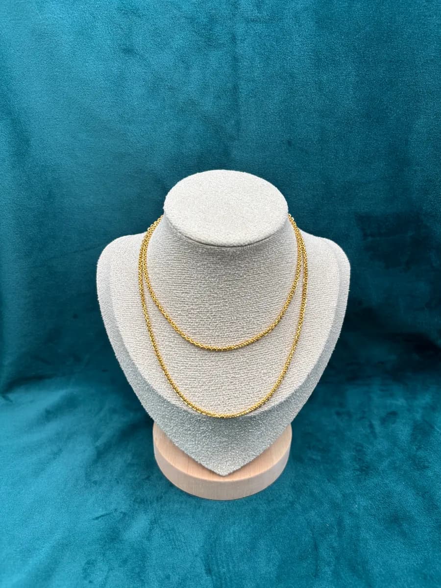 22K Byzantine Gold Chain | 13.67 g