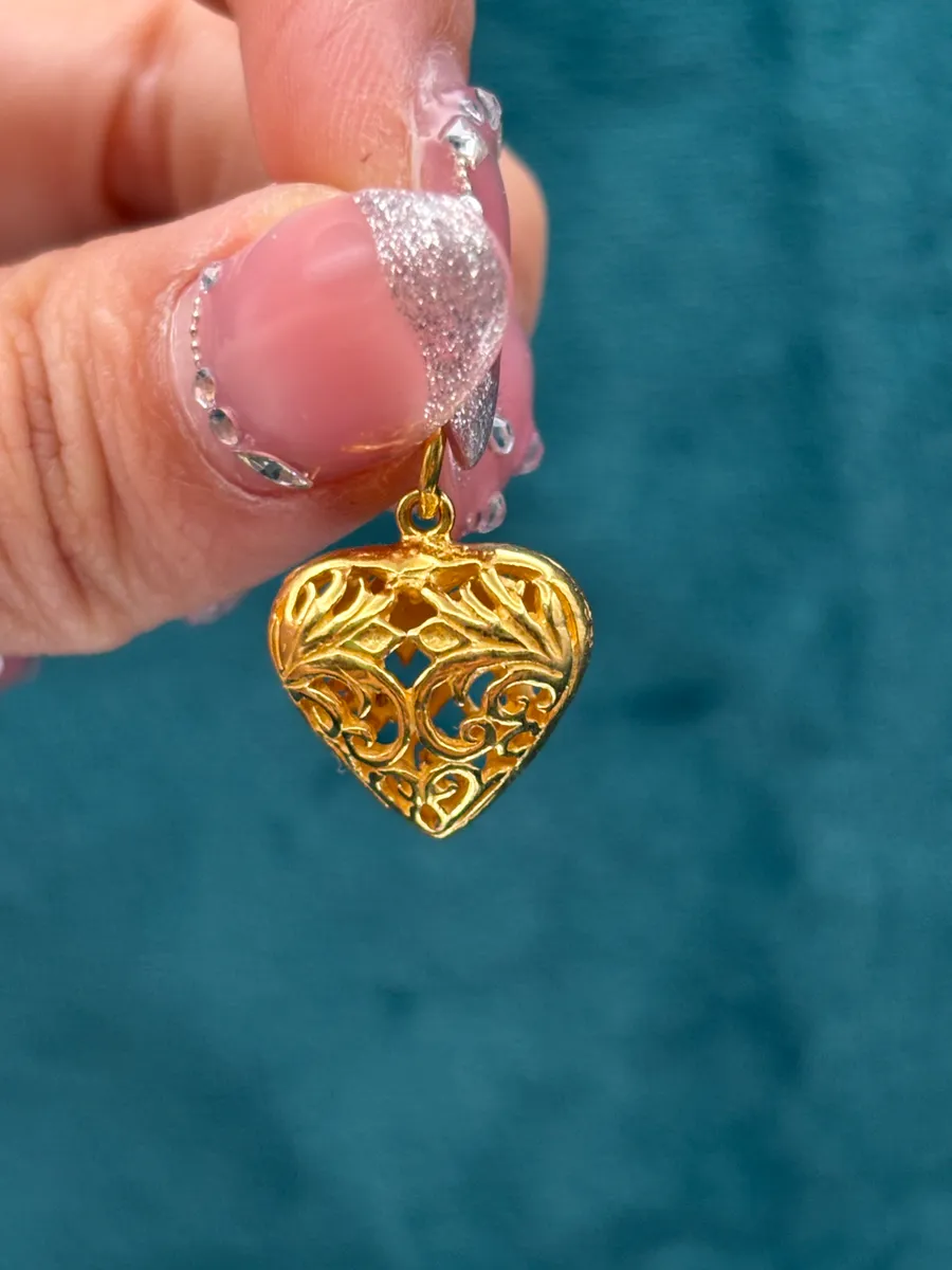 22K Gold Heart Pendant | 4.47 g